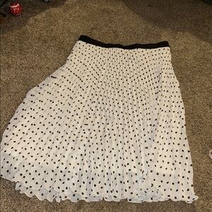 WD.NY Polka Dot Pleated Skirt - new with tags size XL adorable